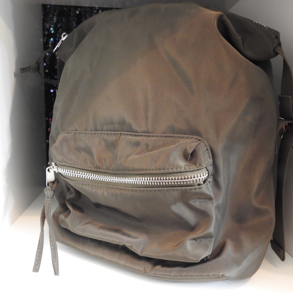 Green Backpack Purse